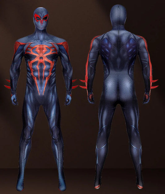 Spiderman 2099 Cosplay Costume – Miguel O’Hara 3D Printed Bodysuit for Adults