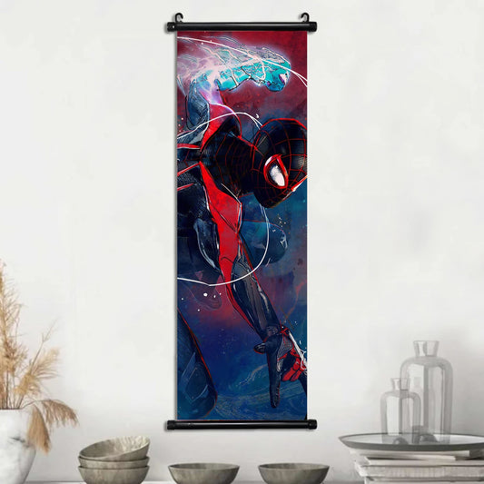 Marvel Spider-Man 2 Game Room Canvas Art – Hanging Scroll Poster for Home Decoration