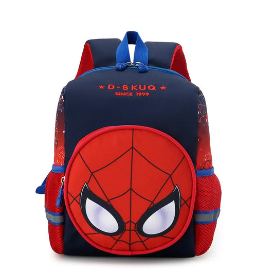 Cartoon Spiderman 3D Backpacks – Superhero School &amp; Travel Bag for Kids