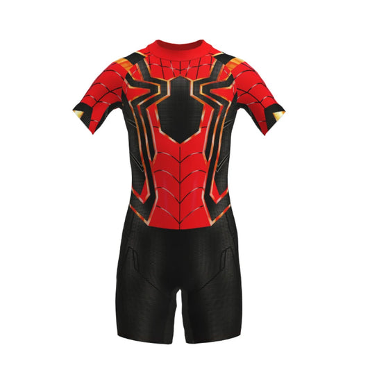 Kids’ Superhero Swimsuit Costume – Spider-Man, Iron Man &amp; Captain America