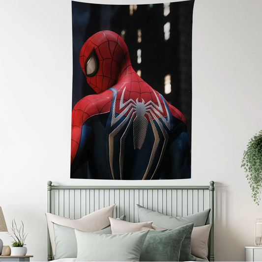 Avengers M-Marvel Spider-Man DIY Wall Tapestry – Home, Living Room &amp; Dorm Decor