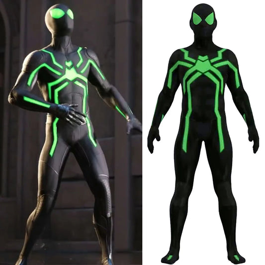 PS4 Stealth Spider-Man Cosplay Costume – Zentai Spandex Bodysuit for Adults