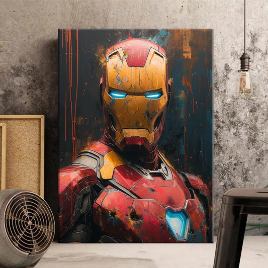 MINISO Marvel Heroes Canvas Wall Art – Spider-Man, Captain America &amp; Hulk Poster Print