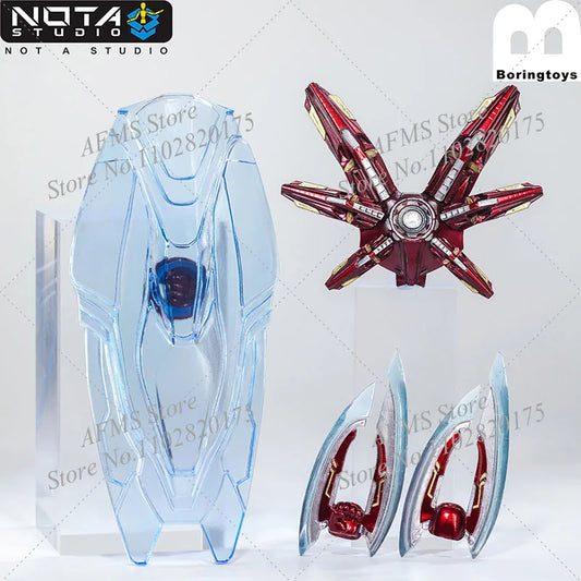 Born Toys Iron Man Combat Shield Accessory Kit – 1/12 Scale for MK85 6-Inch Action Figures