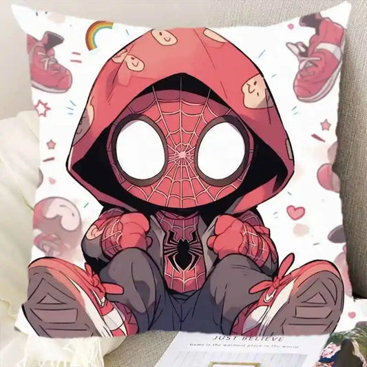 Marvel Superhero Pillowcase – Spiderman, Hulk, Iron Man Pattern Cushion Cover