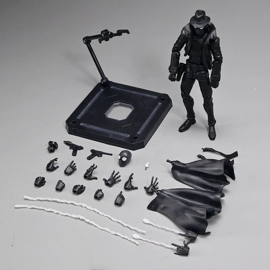 SV Action Spider-Man Noir Figure – 17cm Collectible Model Toy