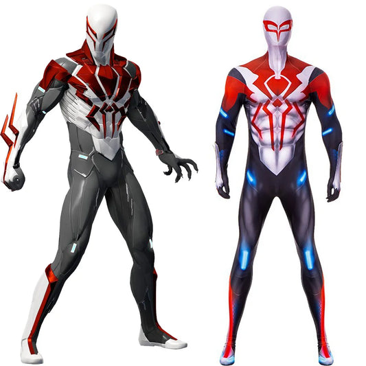 Spiderman 2099 Cosplay Costume – Miguel O’Hara 3D Printed Bodysuit for Adults