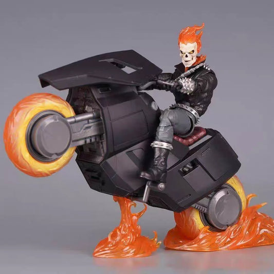 Marvel KO 85th Anniversary Ghost Rider &amp; Hell Cycle – 6'' Articulated Action Figure Set