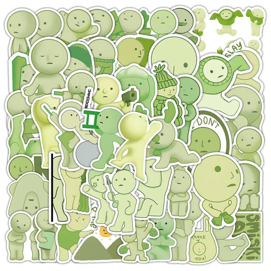 105Pcs Cute Smiski &amp; Sonny Angel Stickers – Waterproof DIY Decals for Laptop, Skateboard, Luggage &amp; More