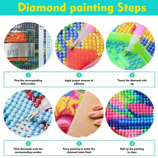 MINISO Thunderbolts Diamond Painting – Marvel Superhero DIY Wall Art (Frameless)