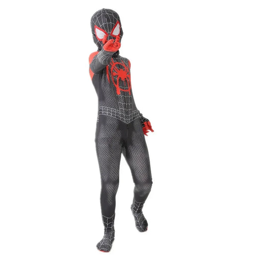 PS4 Spider-Man Costume Full Collection Set – Kids Superhero Cosplay Jumpsuit