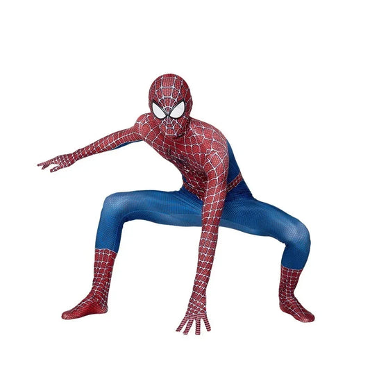 Kids Superhero Cosplay Costume – Spider-Man, Iron Man &amp; Black Panther Zentai Bodysuit