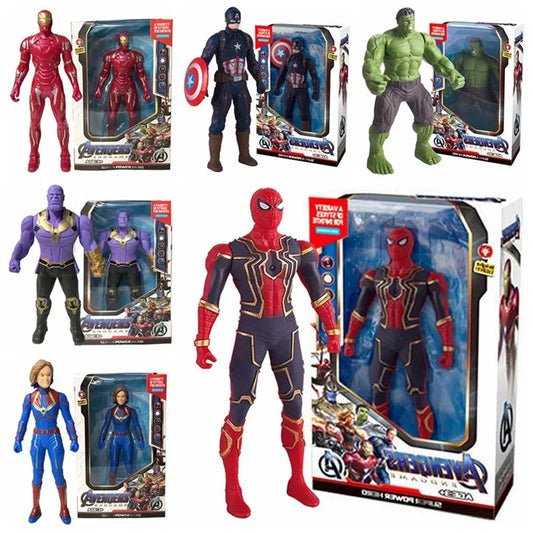 17cm Marvel Spider-Man Model – Luminous Action Figure for Kids &amp; Collectors