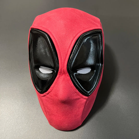 Superhero Deadpool Cosplay Mask with Face Shell – Halloween &amp; Carnival Costume Prop